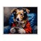 Stupell Industries Game Master Dog Framed Giclee, design by Shawna Stewart